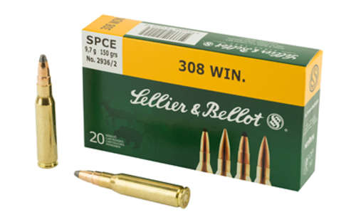 Ammunition Sellier&Bellot Rifle 308Win S&B 308WIN 150GR SPCE 20/500